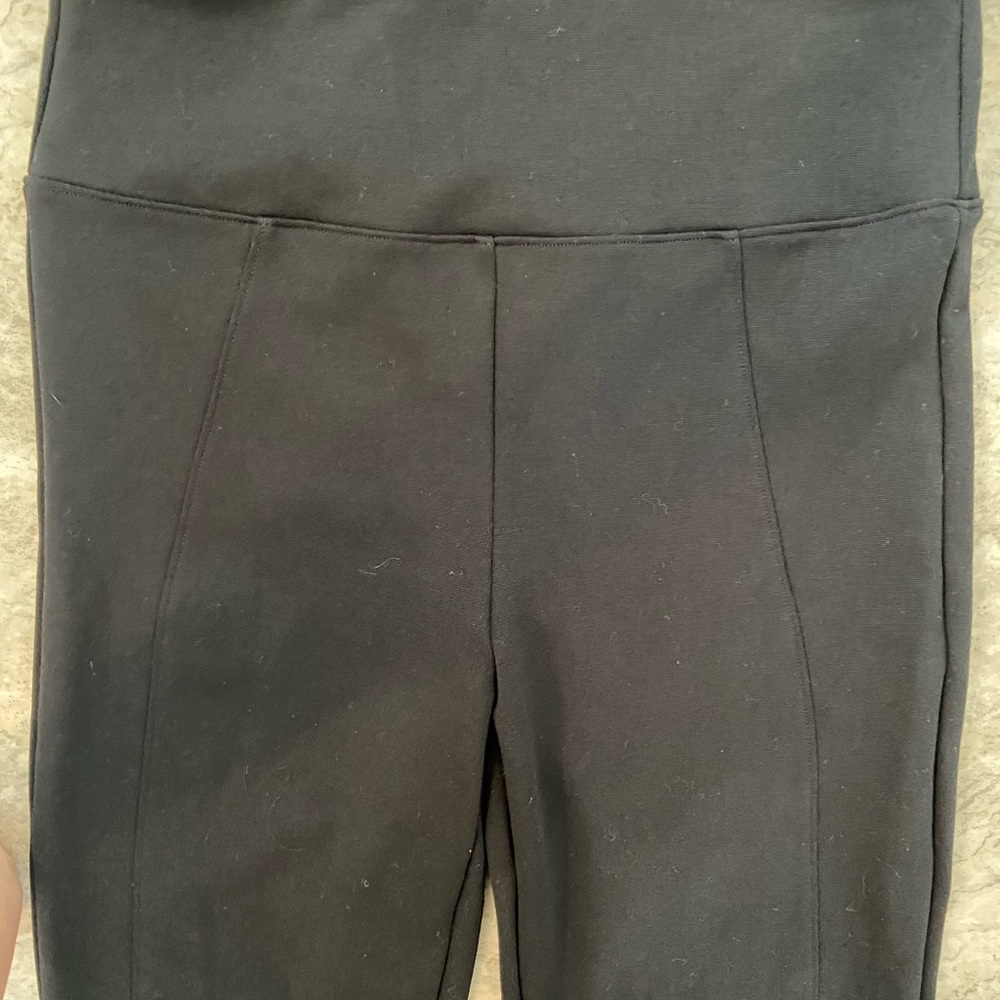 Spanx Assets Ponte Shaping Leggings Black Women's Size Large - Picture 5 of 7